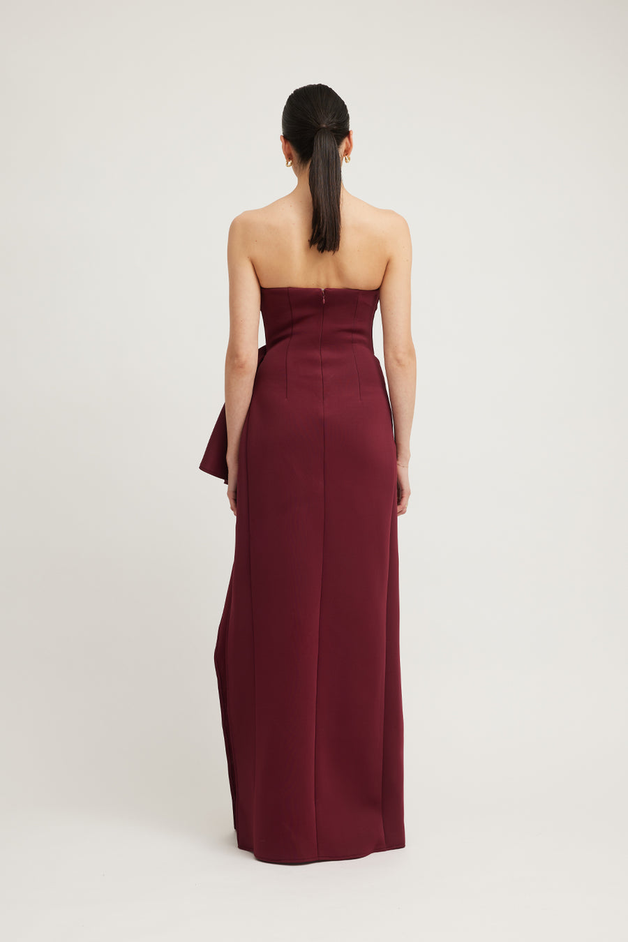 NOVEMBER DRESS - MERLOT