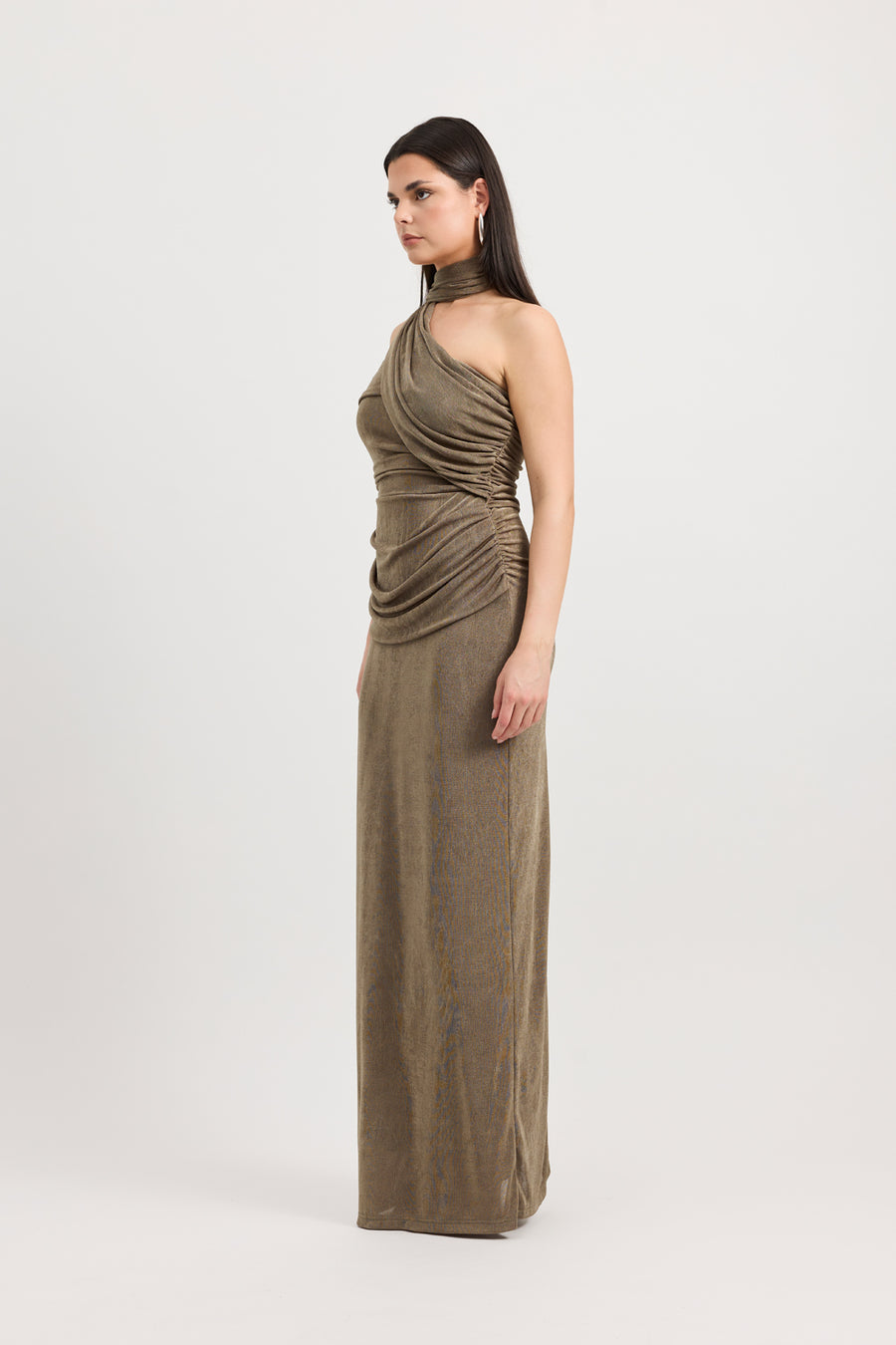IESHA DRESS - MOSS