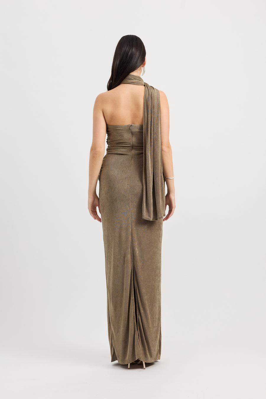 IESHA DRESS - MOSS