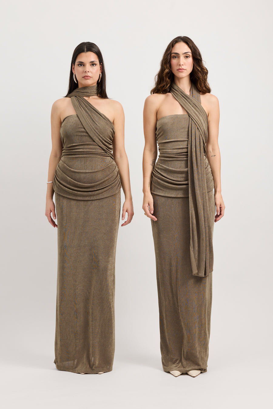 IESHA DRESS - MOSS