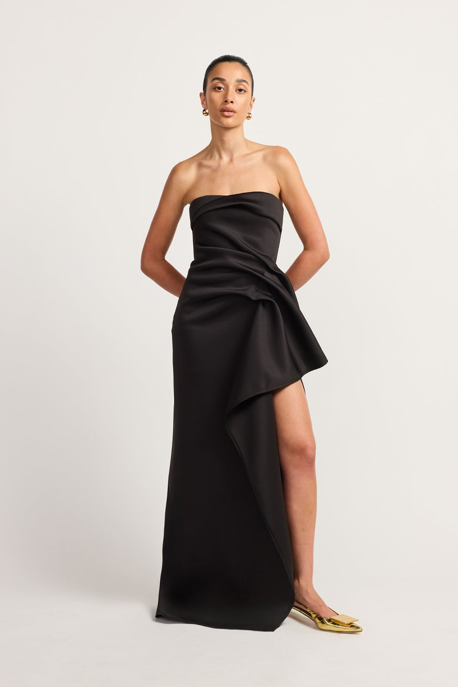 November Dress Black - Elegant Maxi Dress