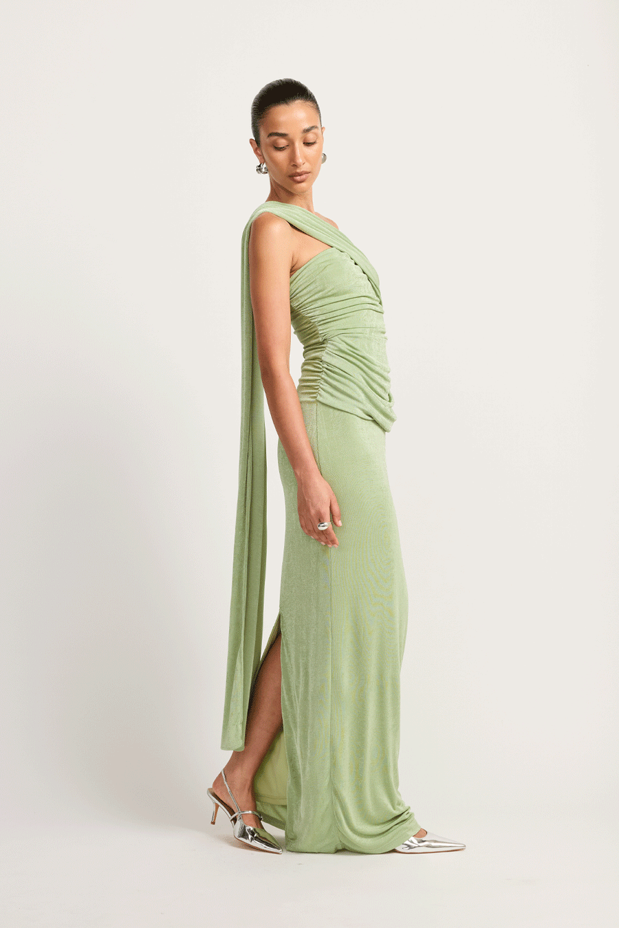 IESHA DRESS - MATCHA GREEN 12/L [PRE-ORDER]