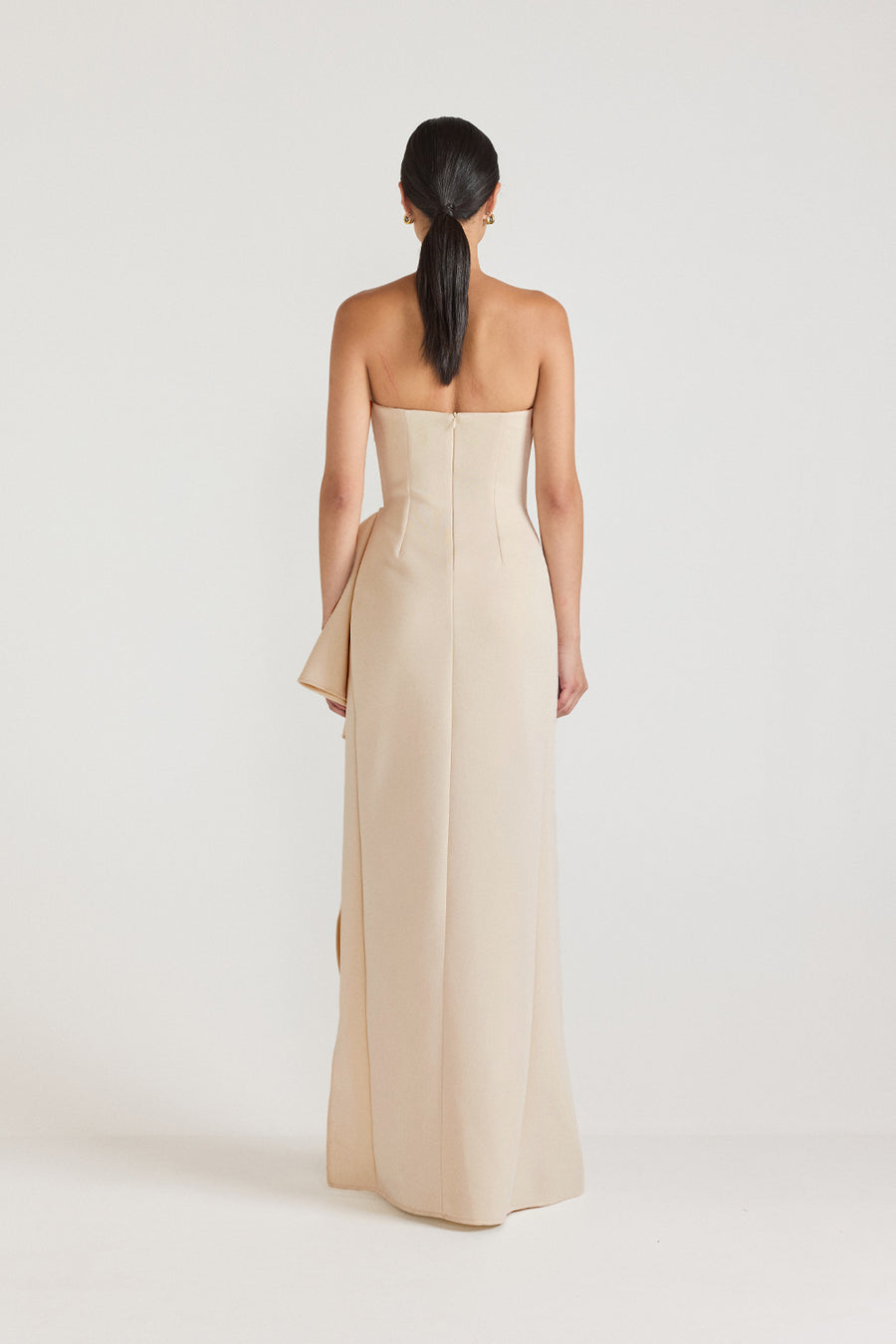 NOVEMBER DRESS - CHAMPAGNE BEIGE