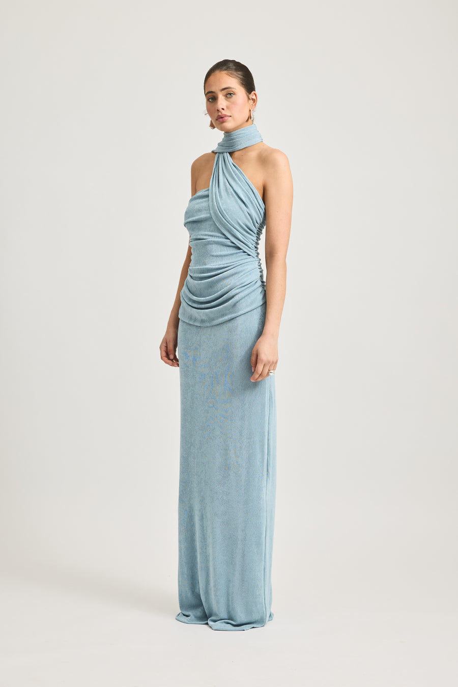Tojha Iesha Dress In Powder Blue, Size 12 Au