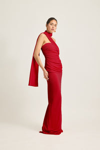 IESHA Cherry Maxi Dress