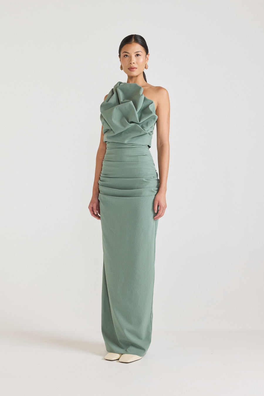COBURN DRESS - SEAFOAM GREEN