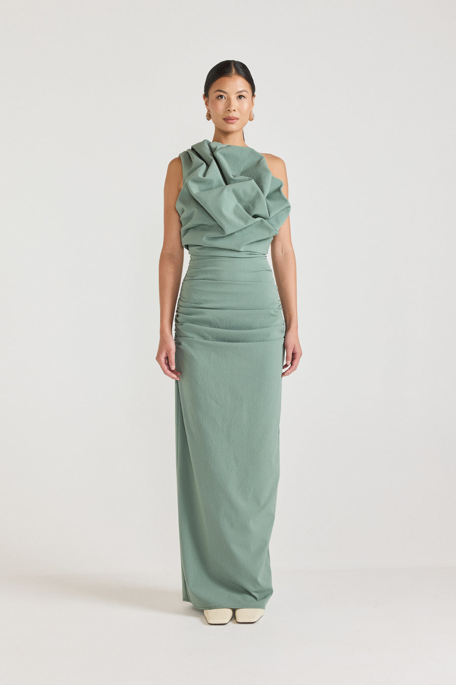 COBURN DRESS - SEAFOAM GREEN