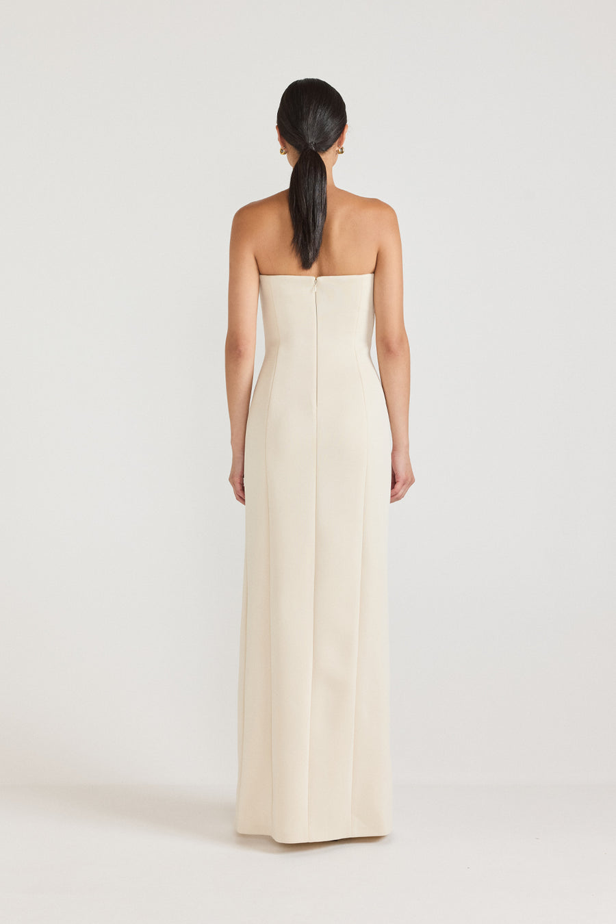 FLEUR DRESS - CHAMPAGNE BEIGE TOJHA FLEUR DRESS - CHAMPAGNE BEIGE TOJHA