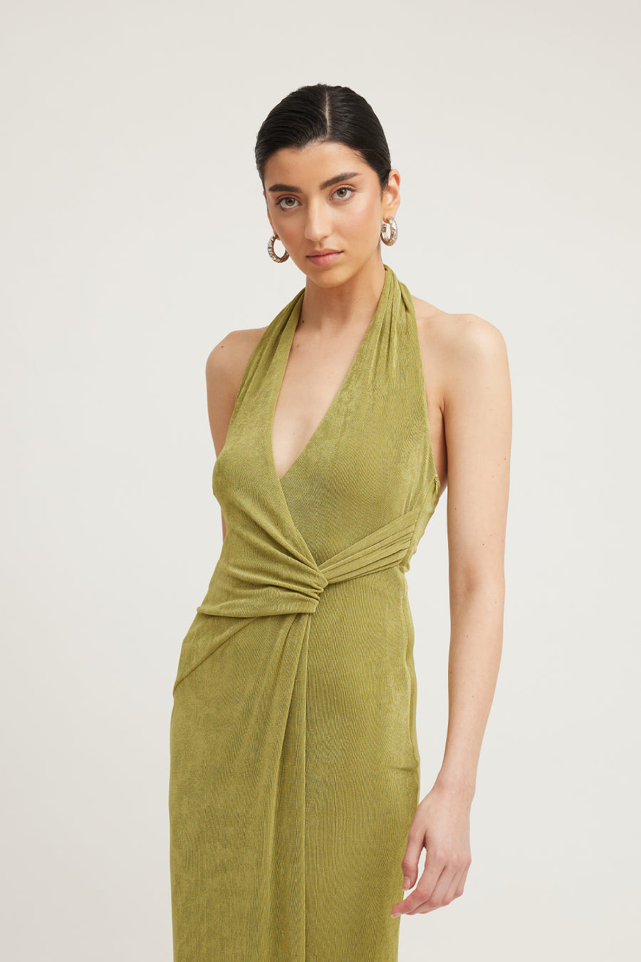 TAMSIN DRESS - GREEN TEA 8/S TAMSIN DRESS - GREEN TEA 8/S
