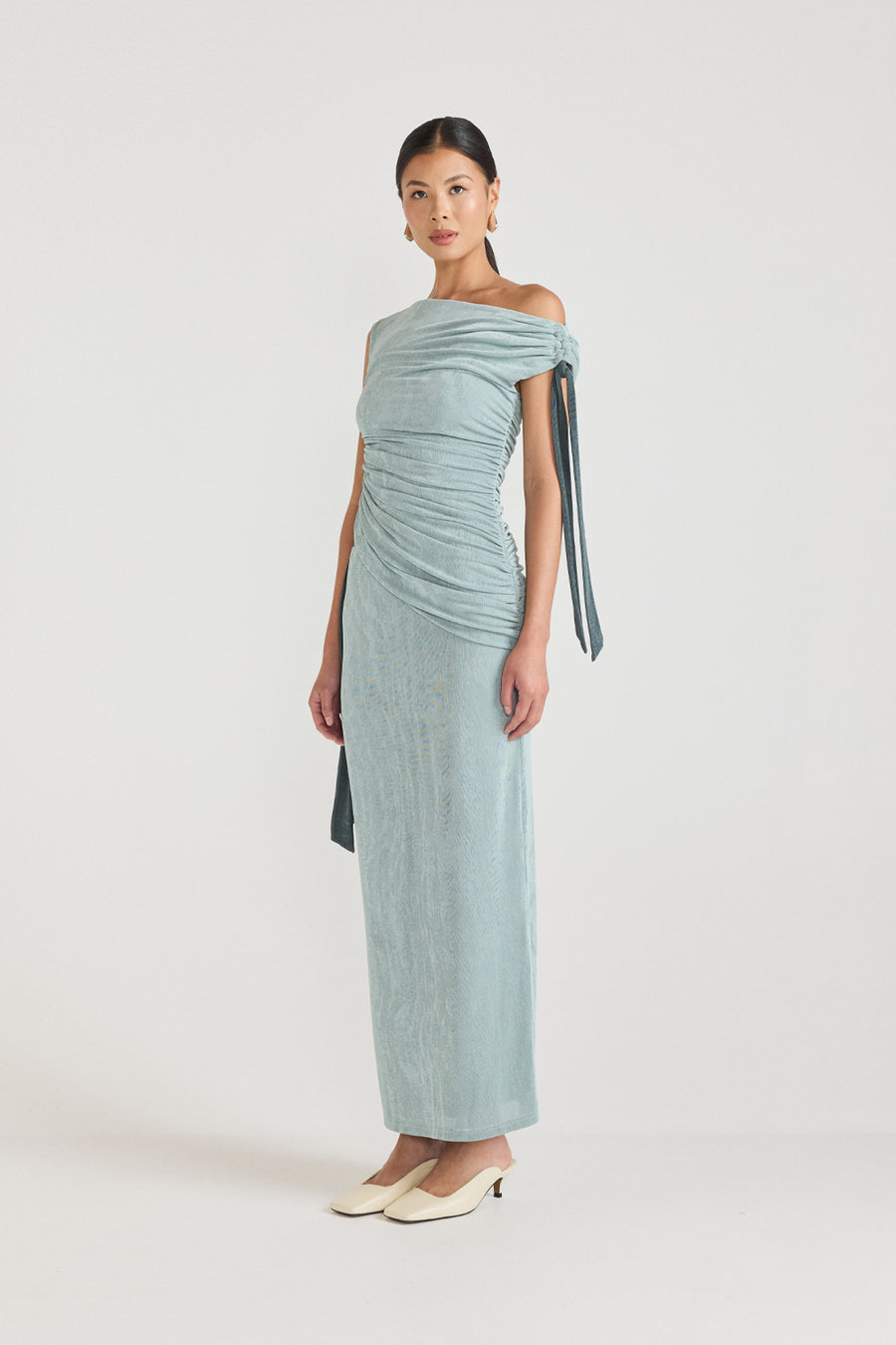 KALILAH DRESS - SEAFOAM GREEN / TEAL