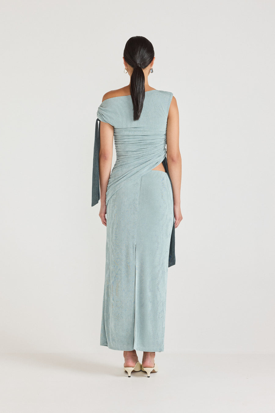 KALILAH DRESS - SEAFOAM GREEN / TEAL