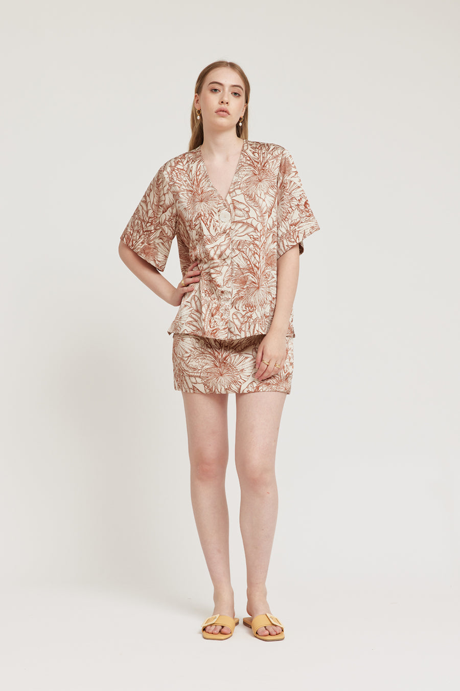 KALI SHIRT - MAPLE FLORAL