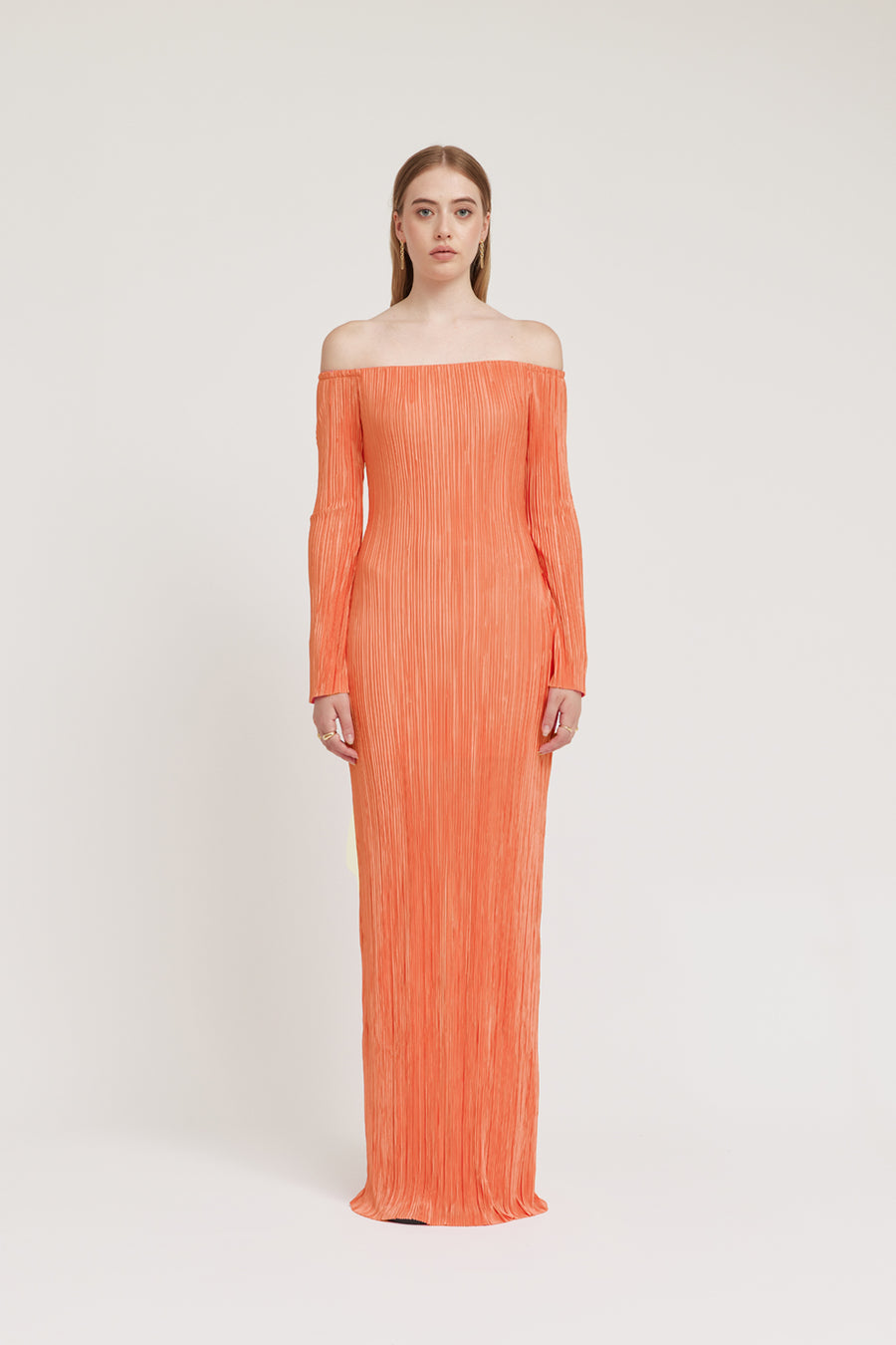 CARRIE DRESS - APRICOT