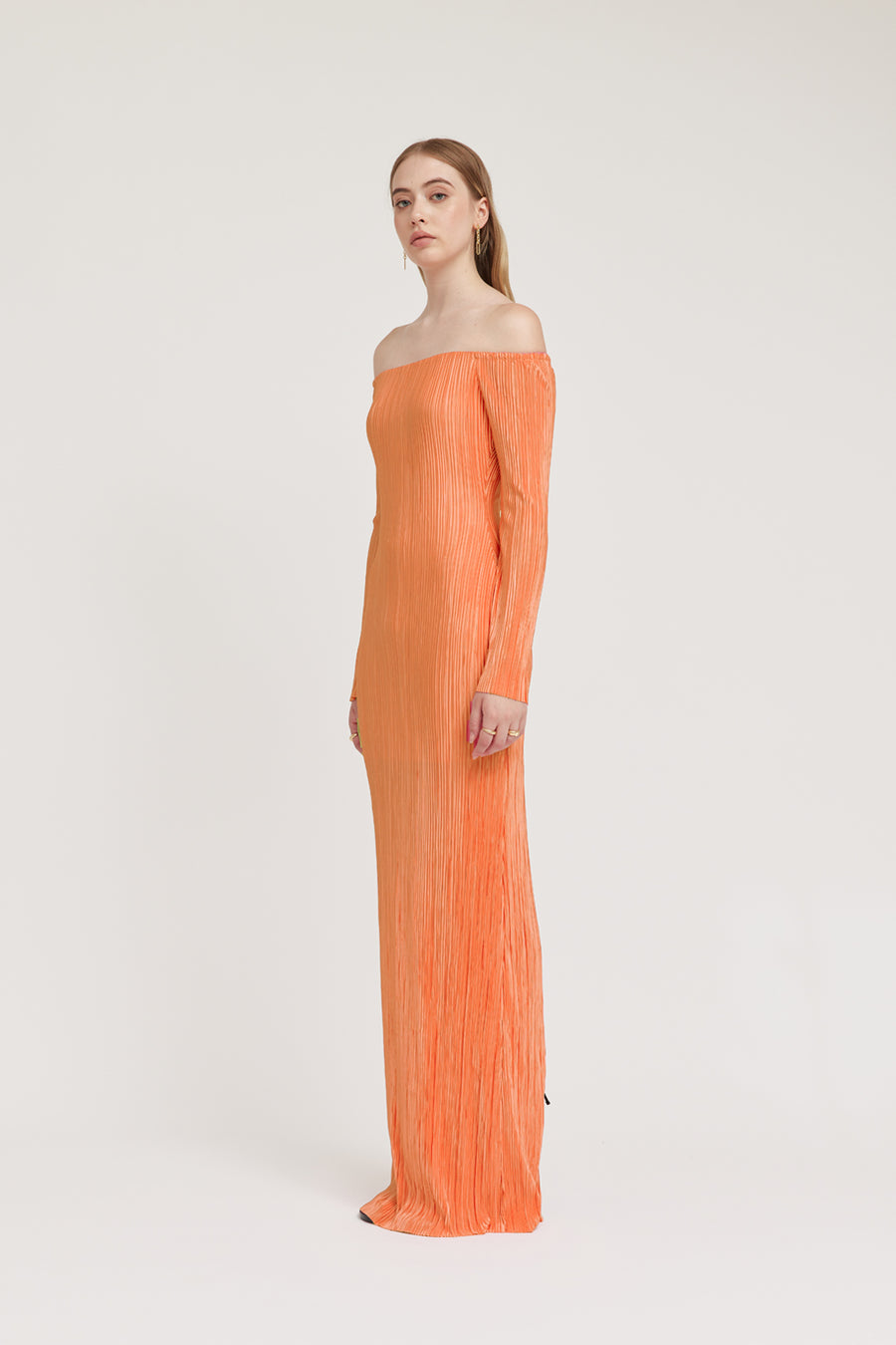 CARRIE DRESS - APRICOT