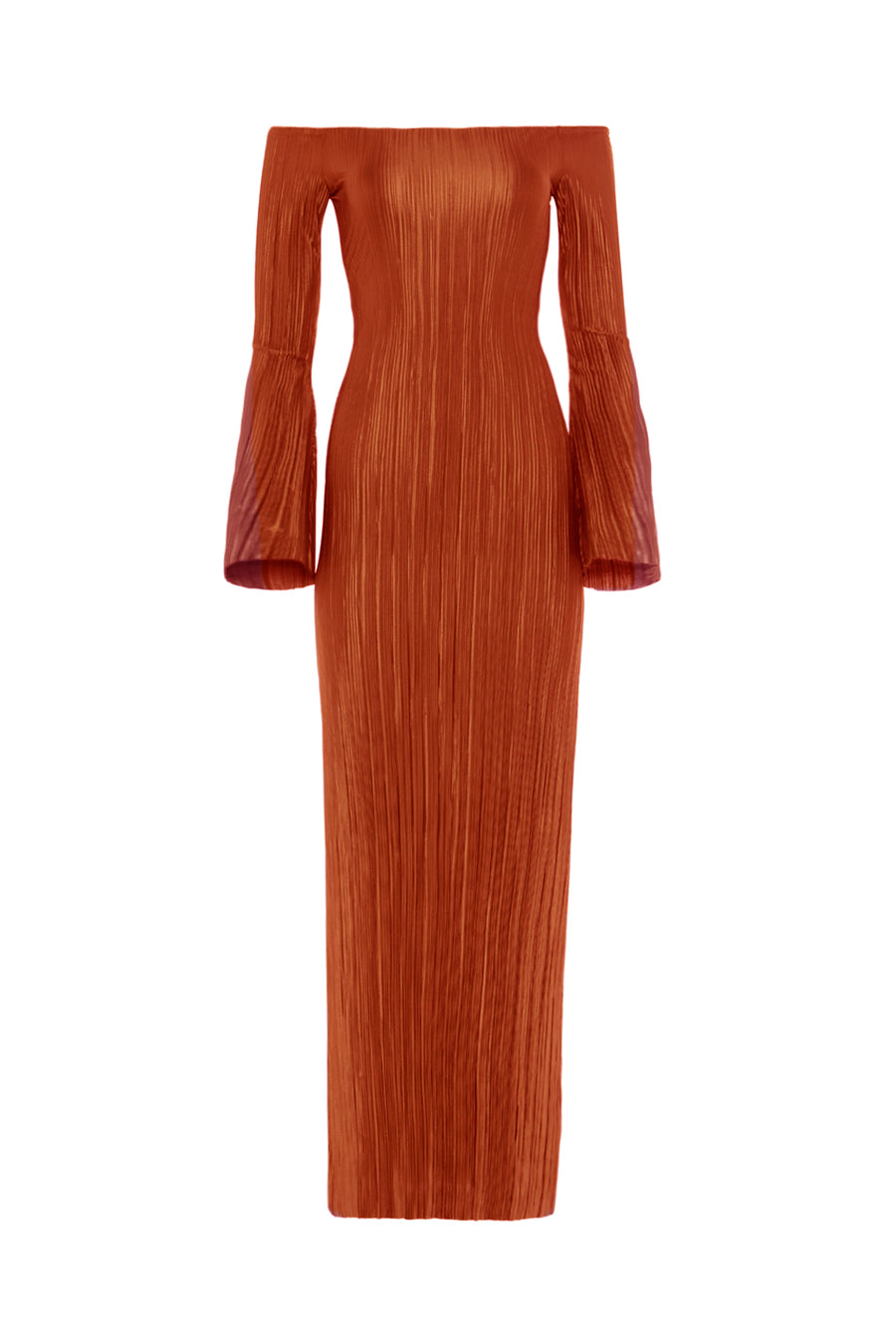 CARRIE DRESS - RUST