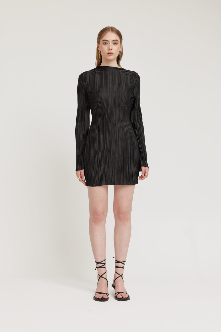 CHANTE TUNIC DRESS - BLACK