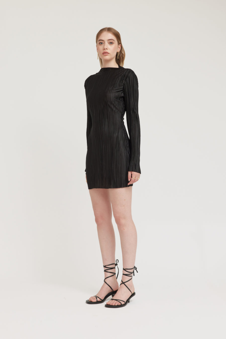 CHANTE TUNIC DRESS - BLACK