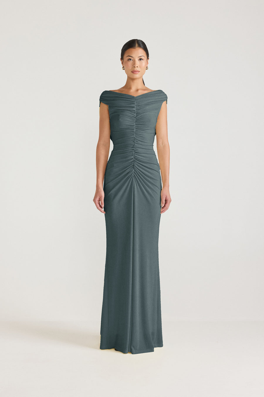 MARJORI DRESS - BLUESTONE