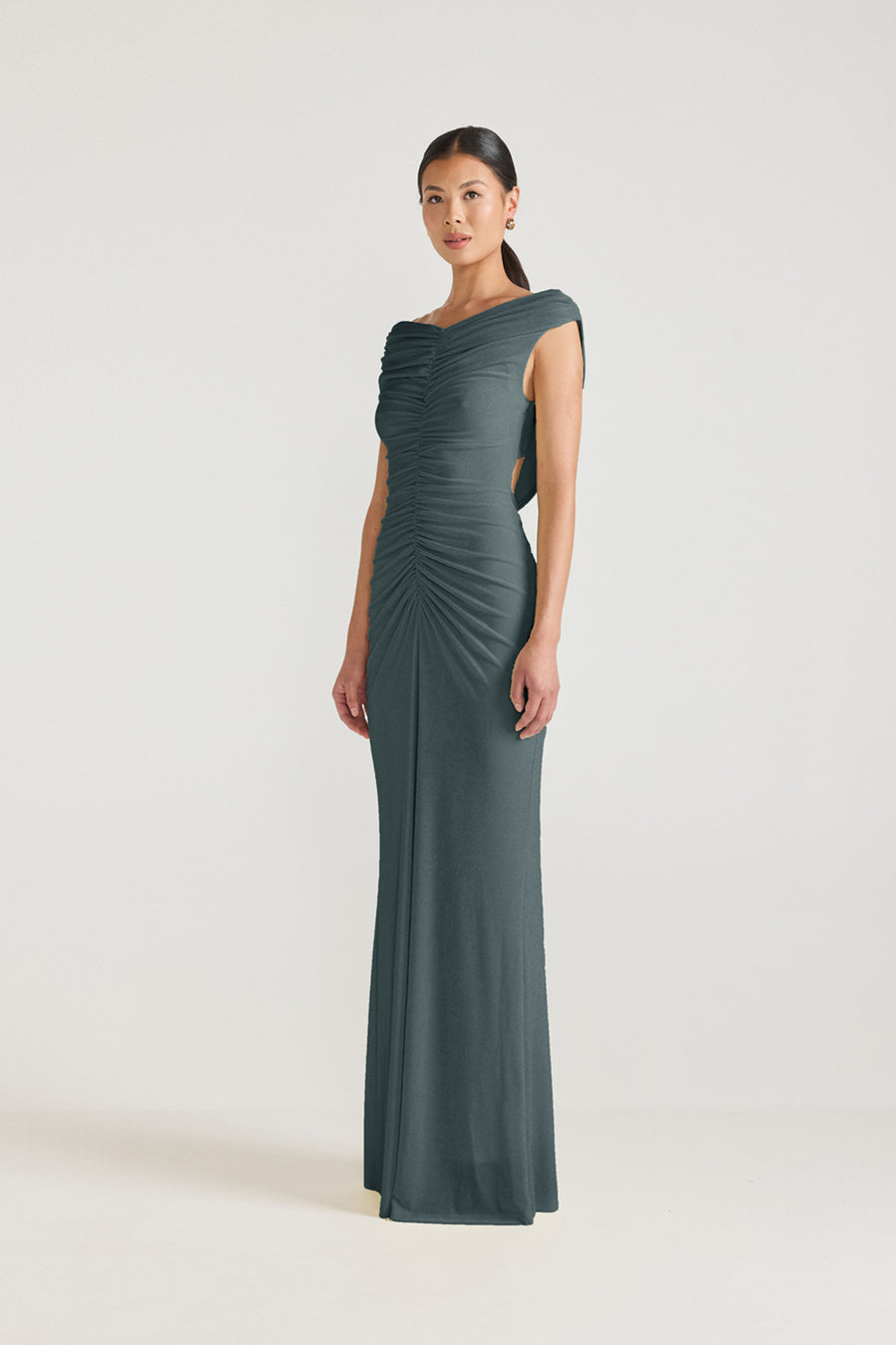 MARJORI DRESS - BLUESTONE
