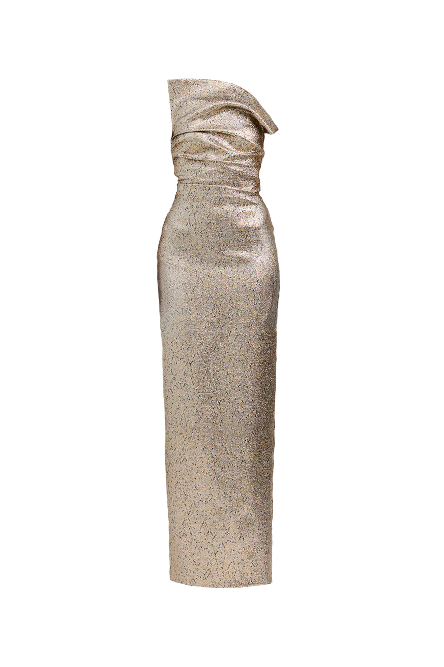 TACOMA DRESS - METALLIC CHAMPAGNE