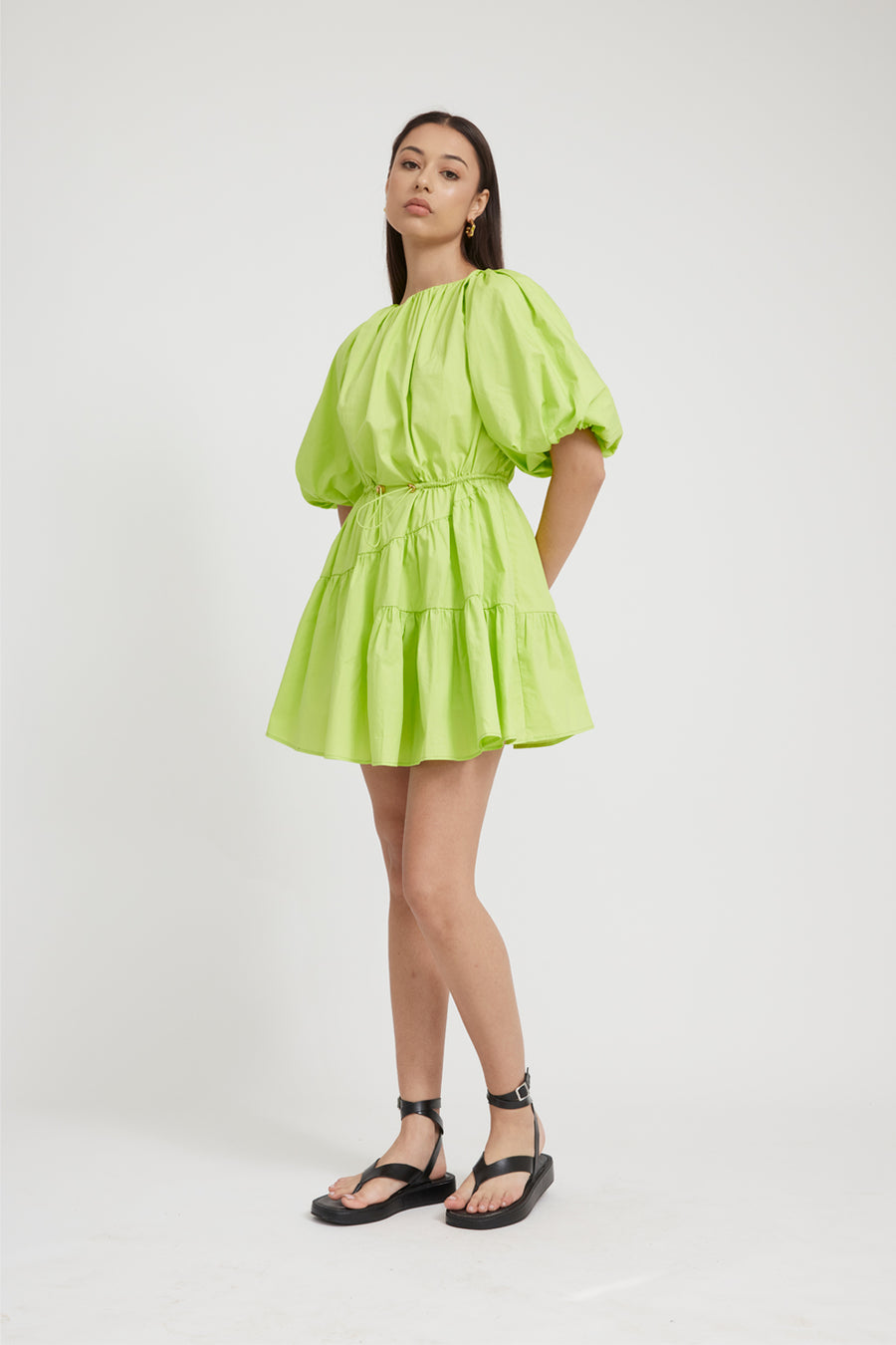 ALITA DRESS - LIME