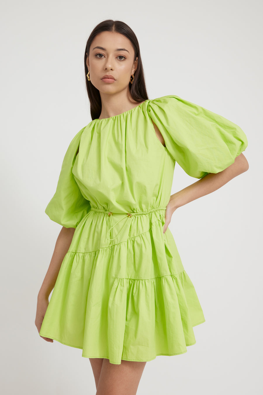 ALITA DRESS - LIME