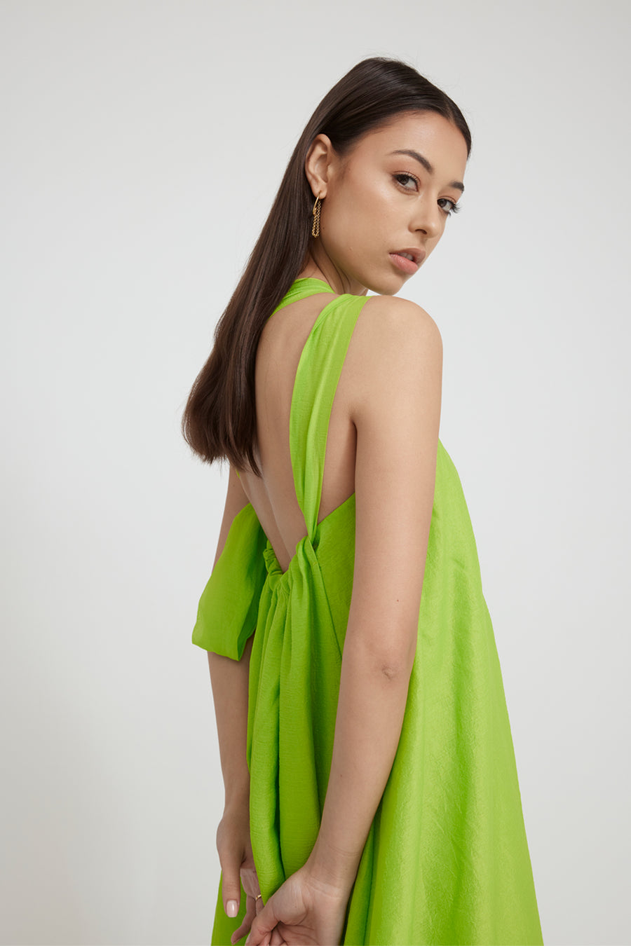 LOLA MAXI DRESS - Lime