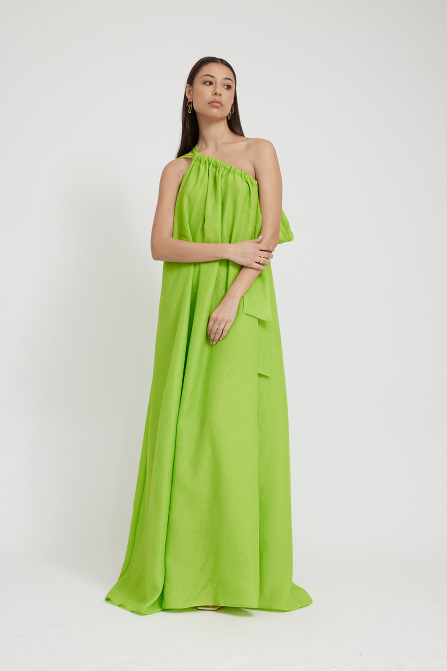 LOLA MAXI DRESS - Lime